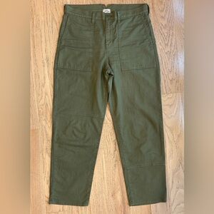 Women’s J.Crew garment-dyed cargo pant in chino twill size 29